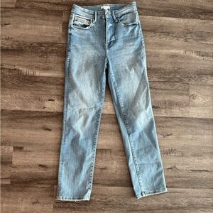 Good American ALWAYS FITS GOOD CLASSIC SLIM STRAIGHT JEANS Size 6-13